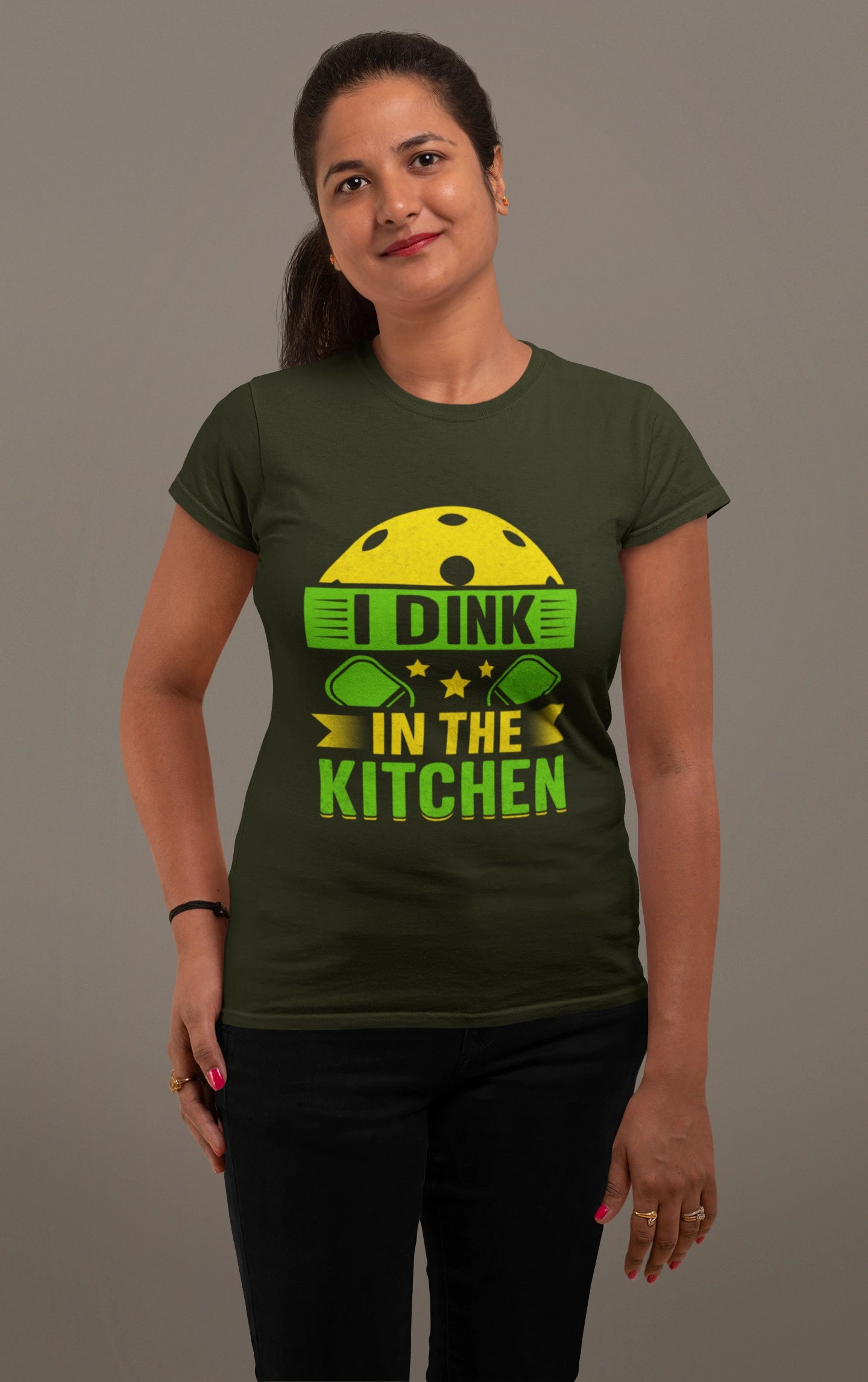 I Dink in the Kitchen – Bold Pickleball Statement Tee