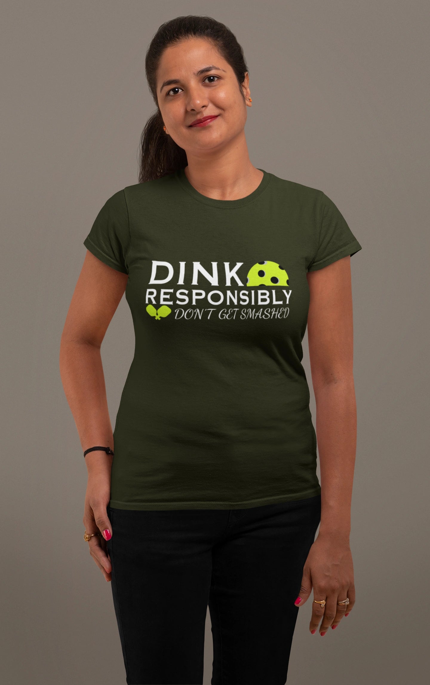 Dink Responsibly Tee – Don’t Get Smashed