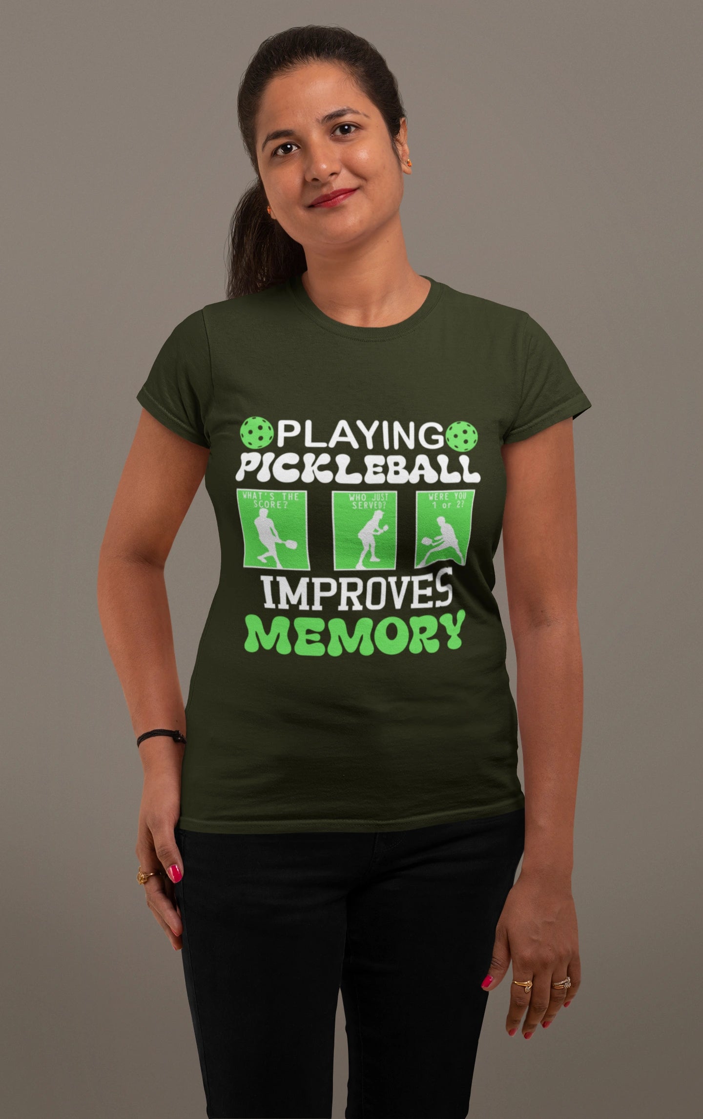 Playing Pickleball Improves Memory – Retro Funny Tee