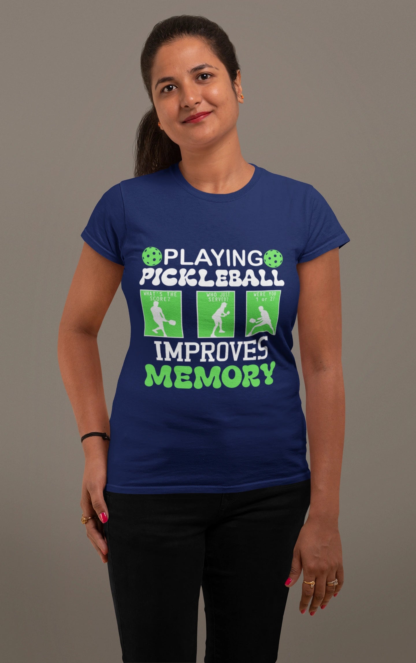 Playing Pickleball Improves Memory – Retro Funny Tee