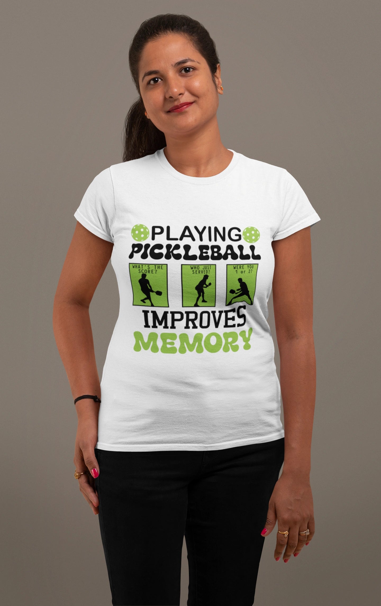 Playing Pickleball Improves Memory – Retro Funny Tee