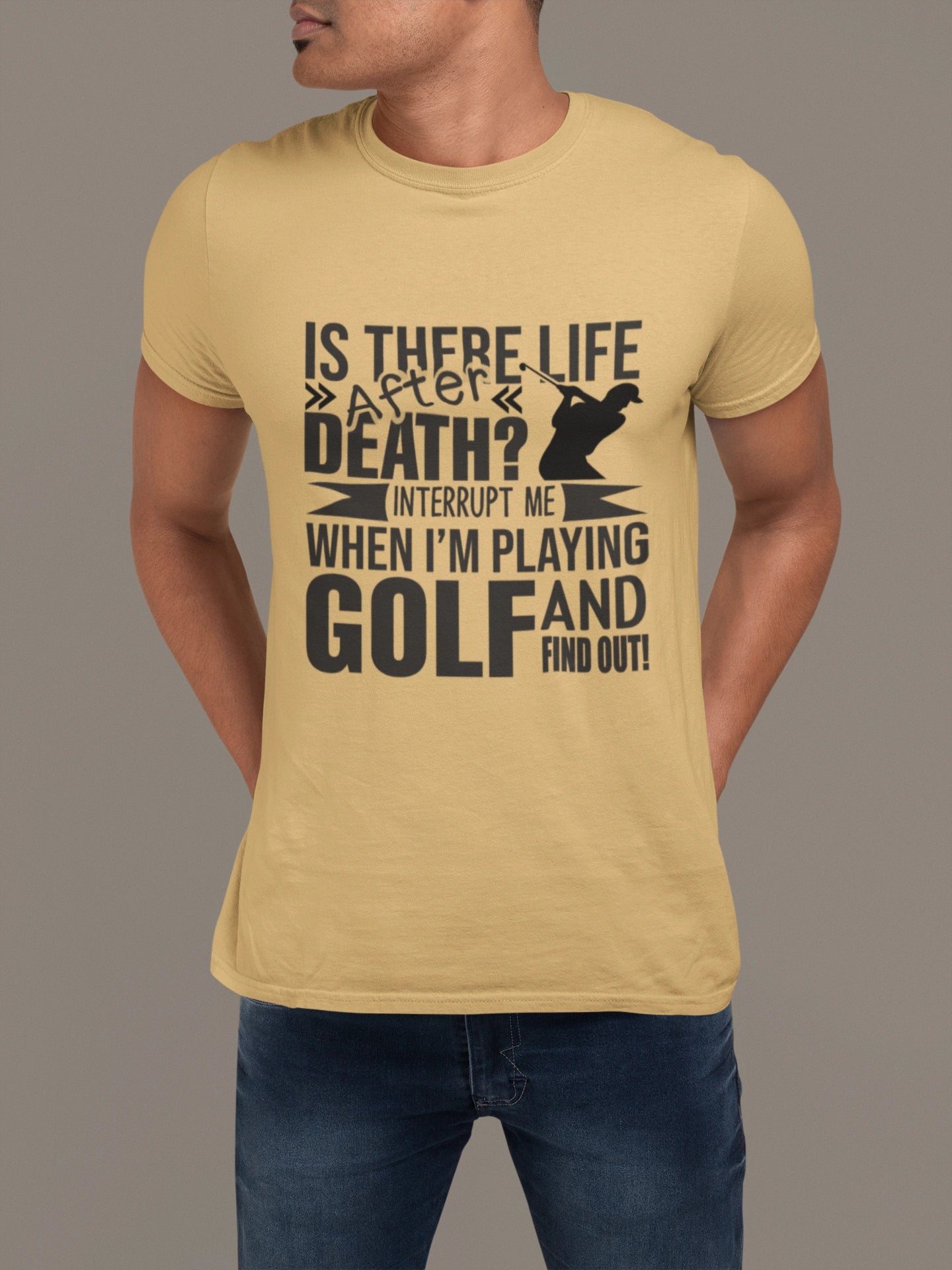 Life After Death Golf Tee – Interrupt Me and Find Out