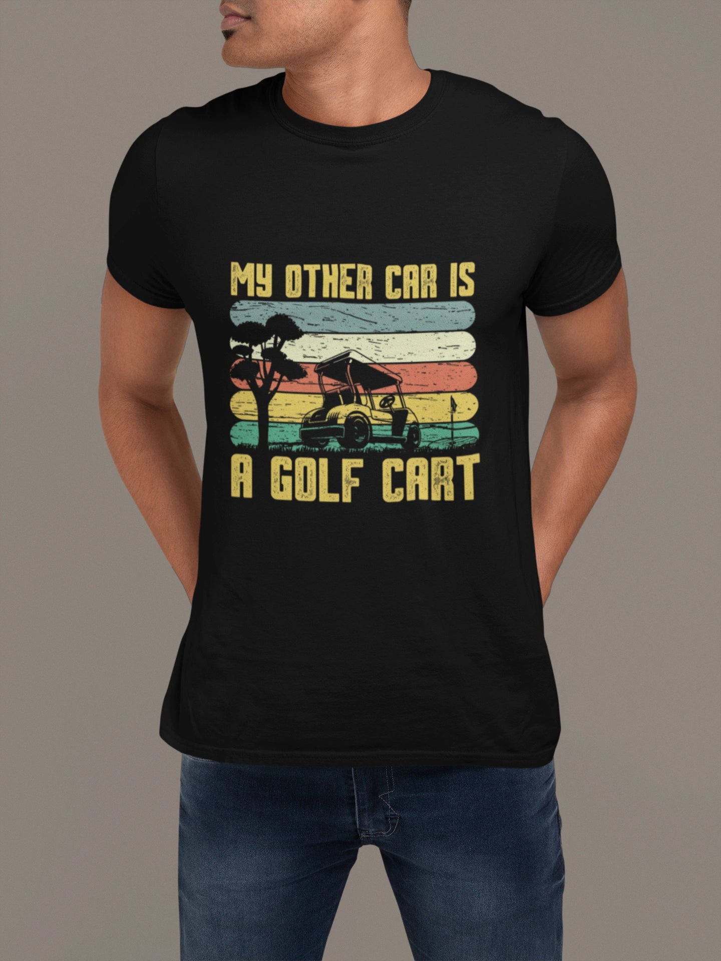My Other Car is a Golf Cart - Funny Golf T-shirt