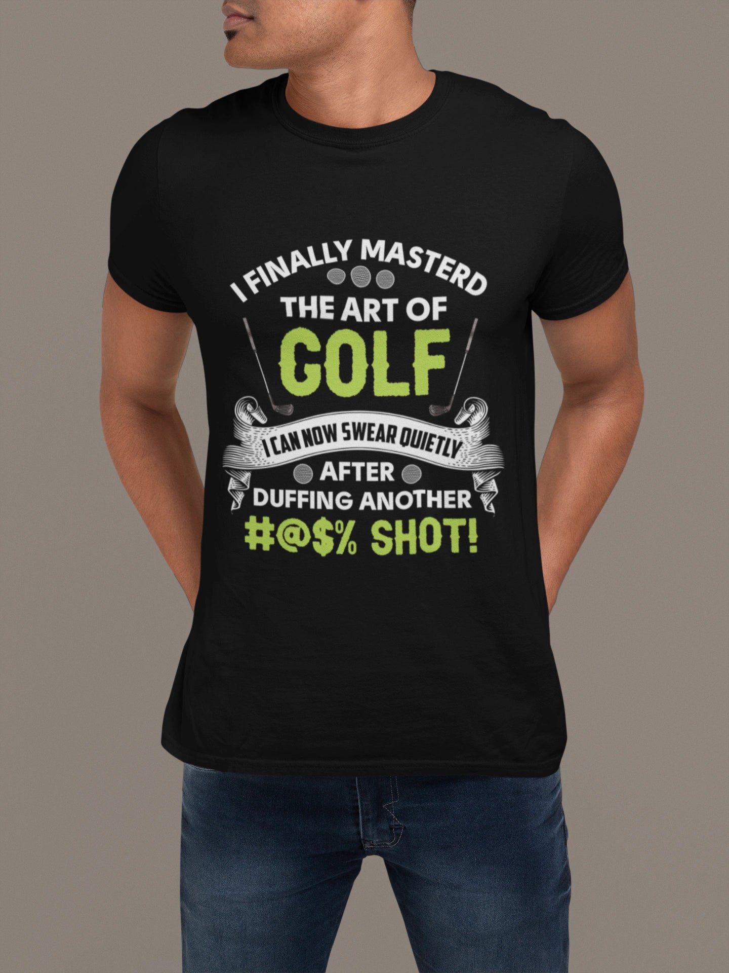 Mastered Golf Tee – Quiet Swearing, Major Progress