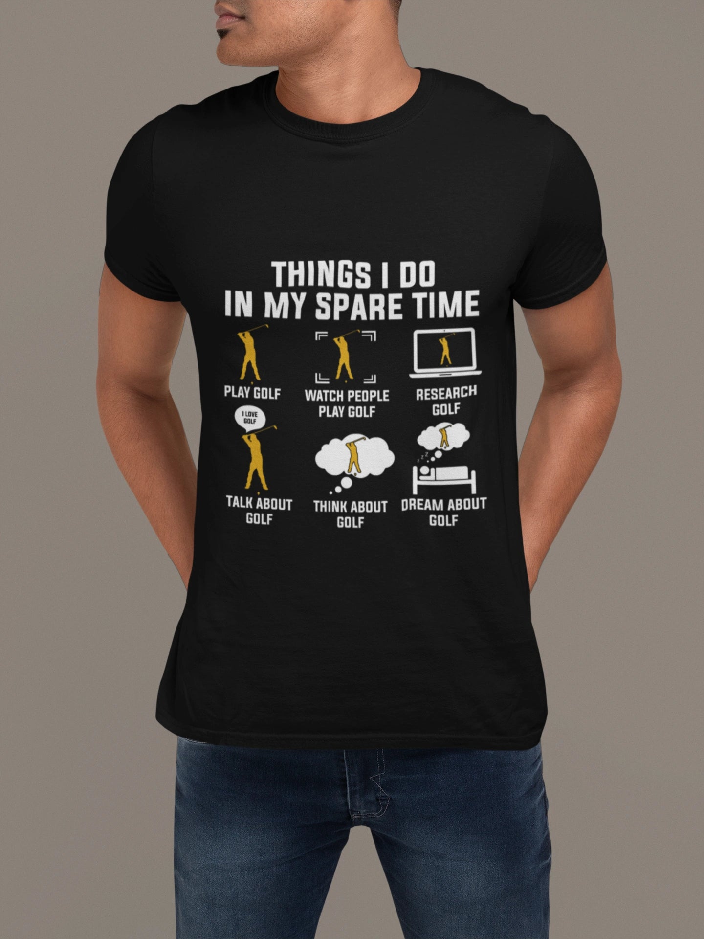 Things I Do in My Spare Time – Golf Obsession T-shirt