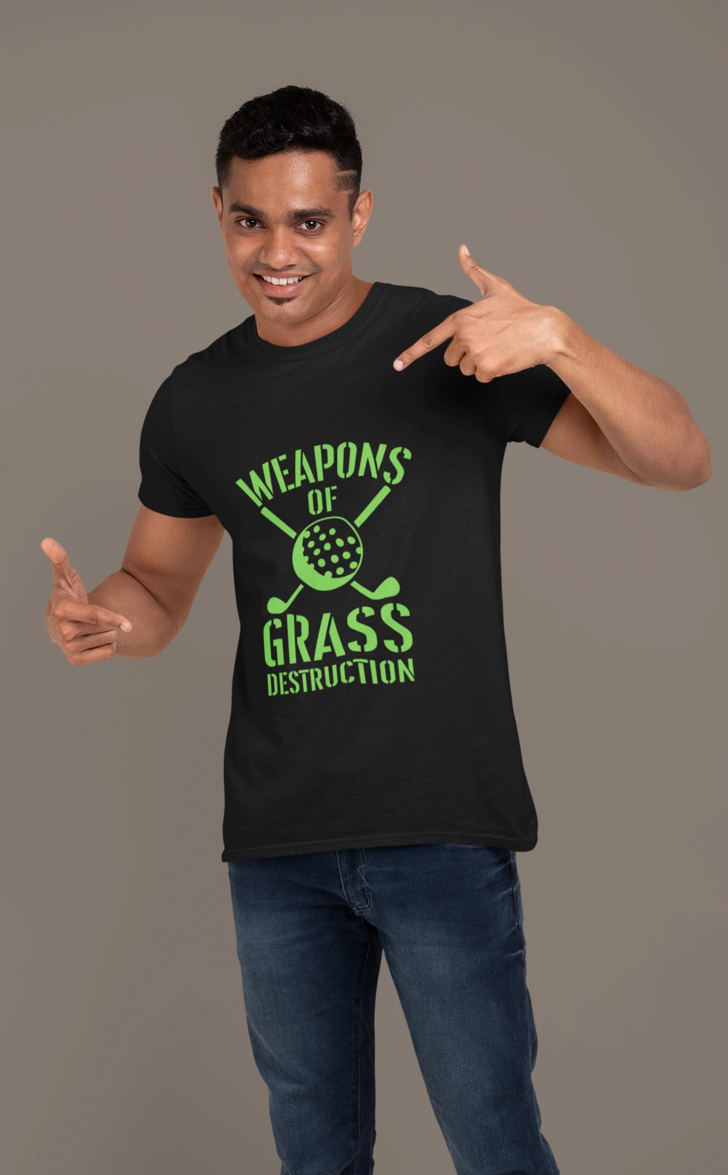 Weapons of Grass Destruction - Golf T-shirt