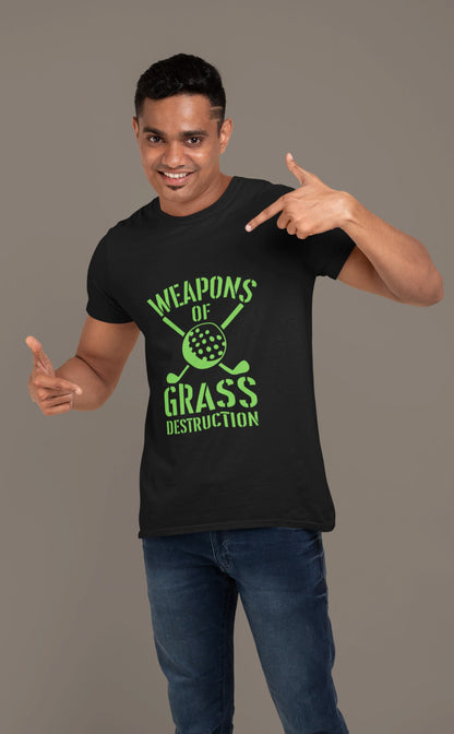 Weapons of Grass Destruction - Golf T-shirt