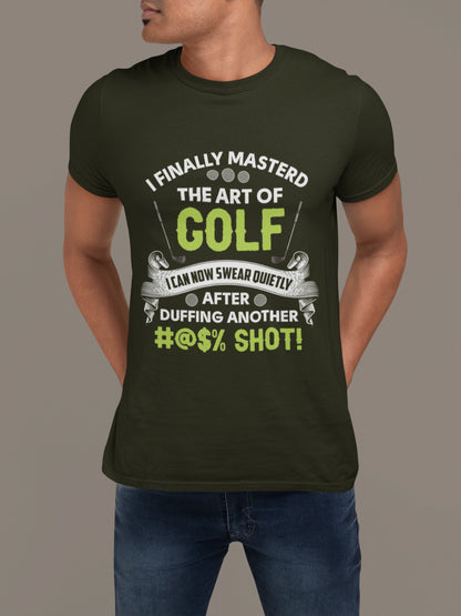 Mastered Golf Tee – Quiet Swearing, Major Progress