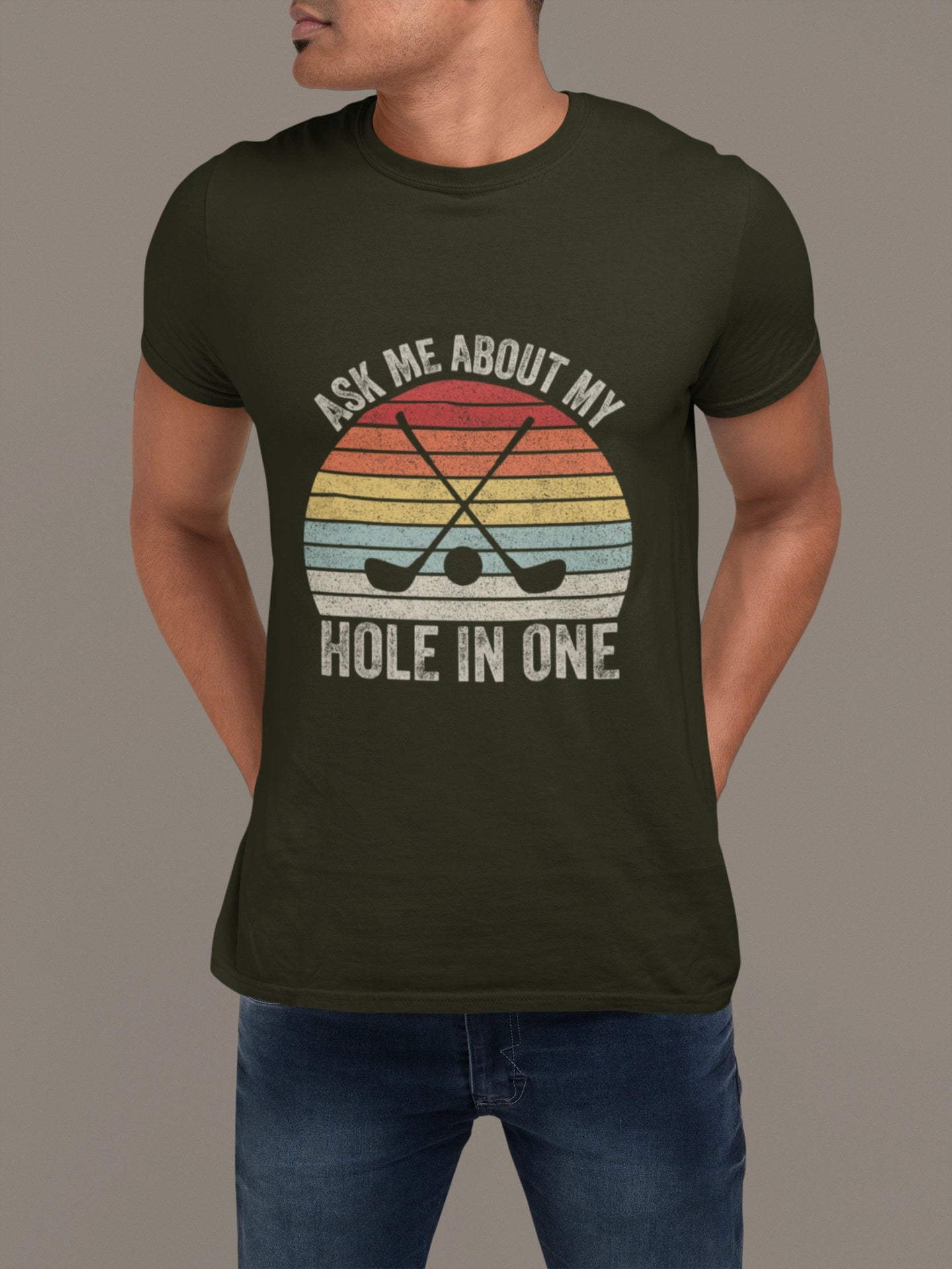 Ask Me About My Hole in One – Golf Brag T-shirt