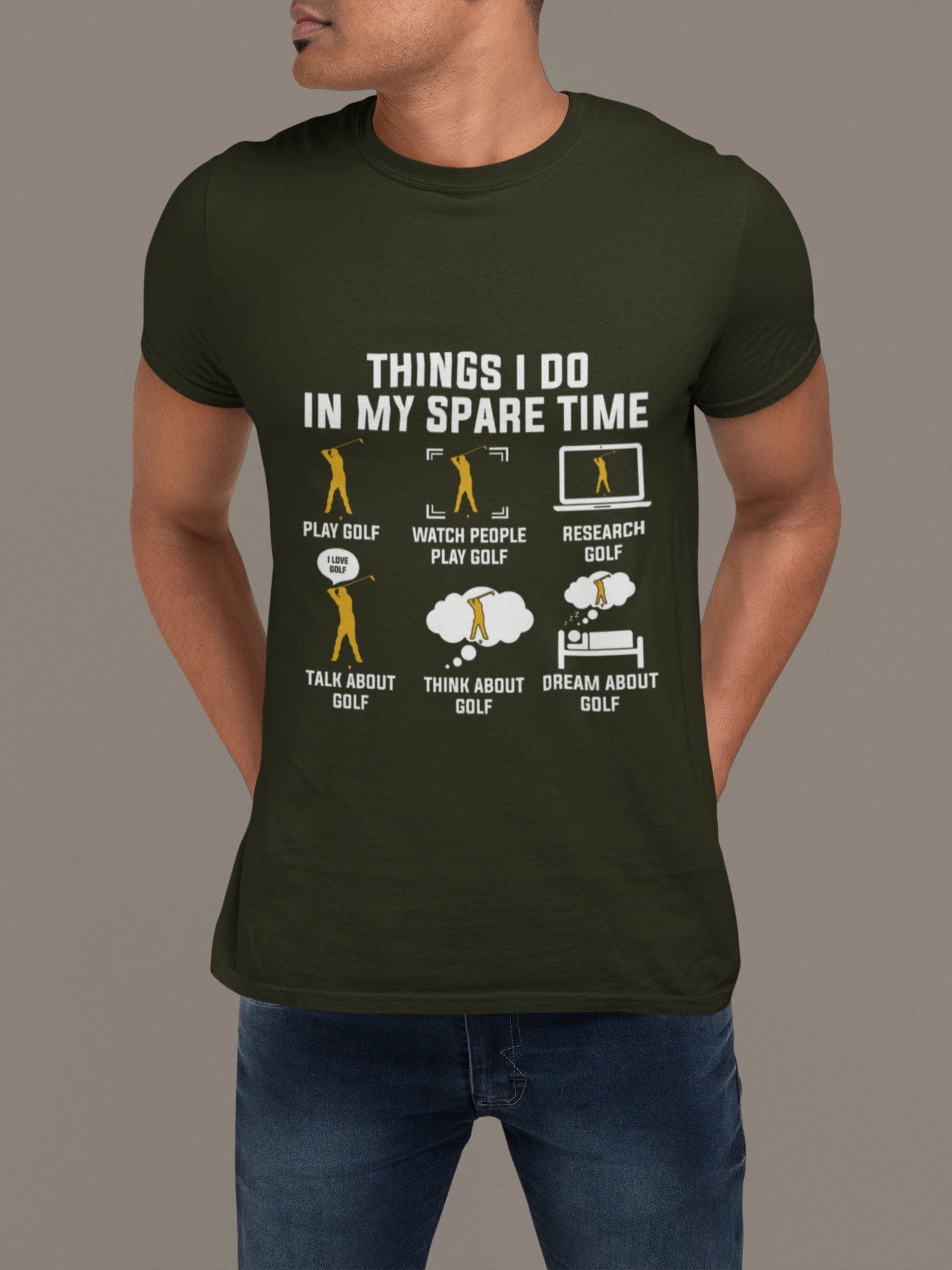 Things I Do in My Spare Time – Golf Obsession T-shirt