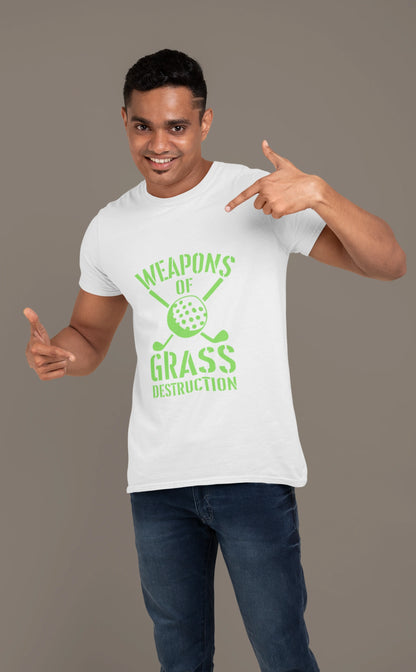 Weapons of Grass Destruction - Golf T-shirt