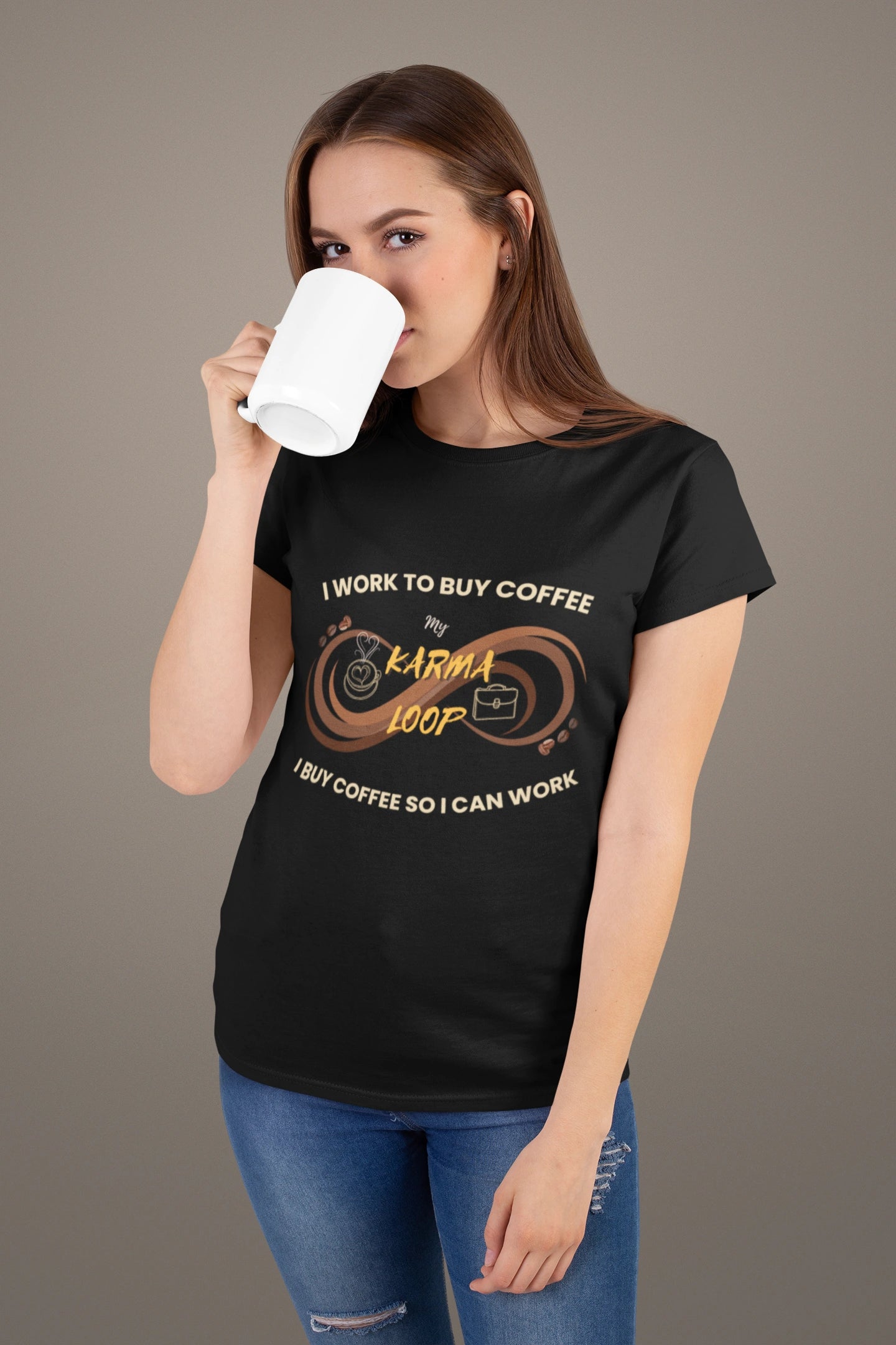Coffee Karma Loop T-Shirt