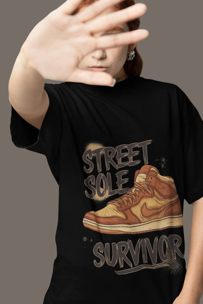 Street Sole Survivor – Oversized Tee