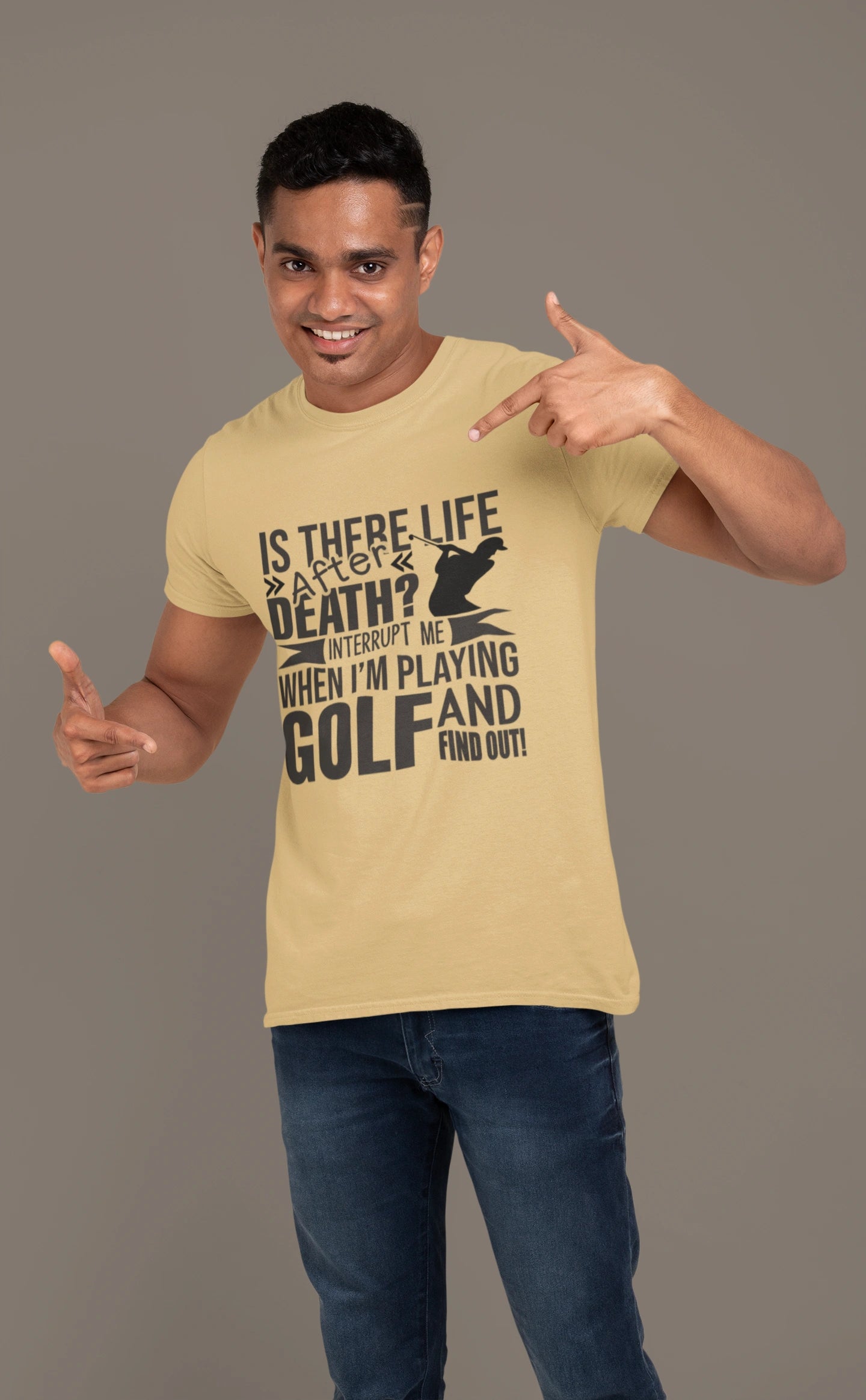 Life After Death Golf Tee – Interrupt Me and Find Out