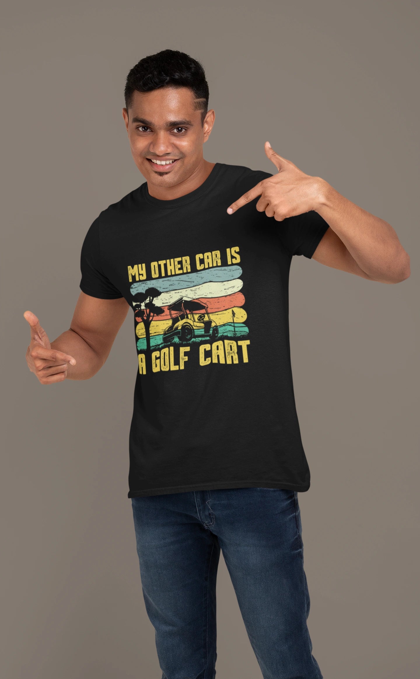 My Other Car is a Golf Cart - Funny Golf T-shirt