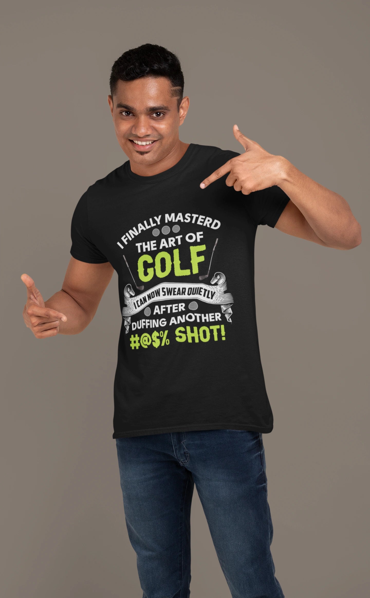 Mastered Golf Tee – Quiet Swearing, Major Progress