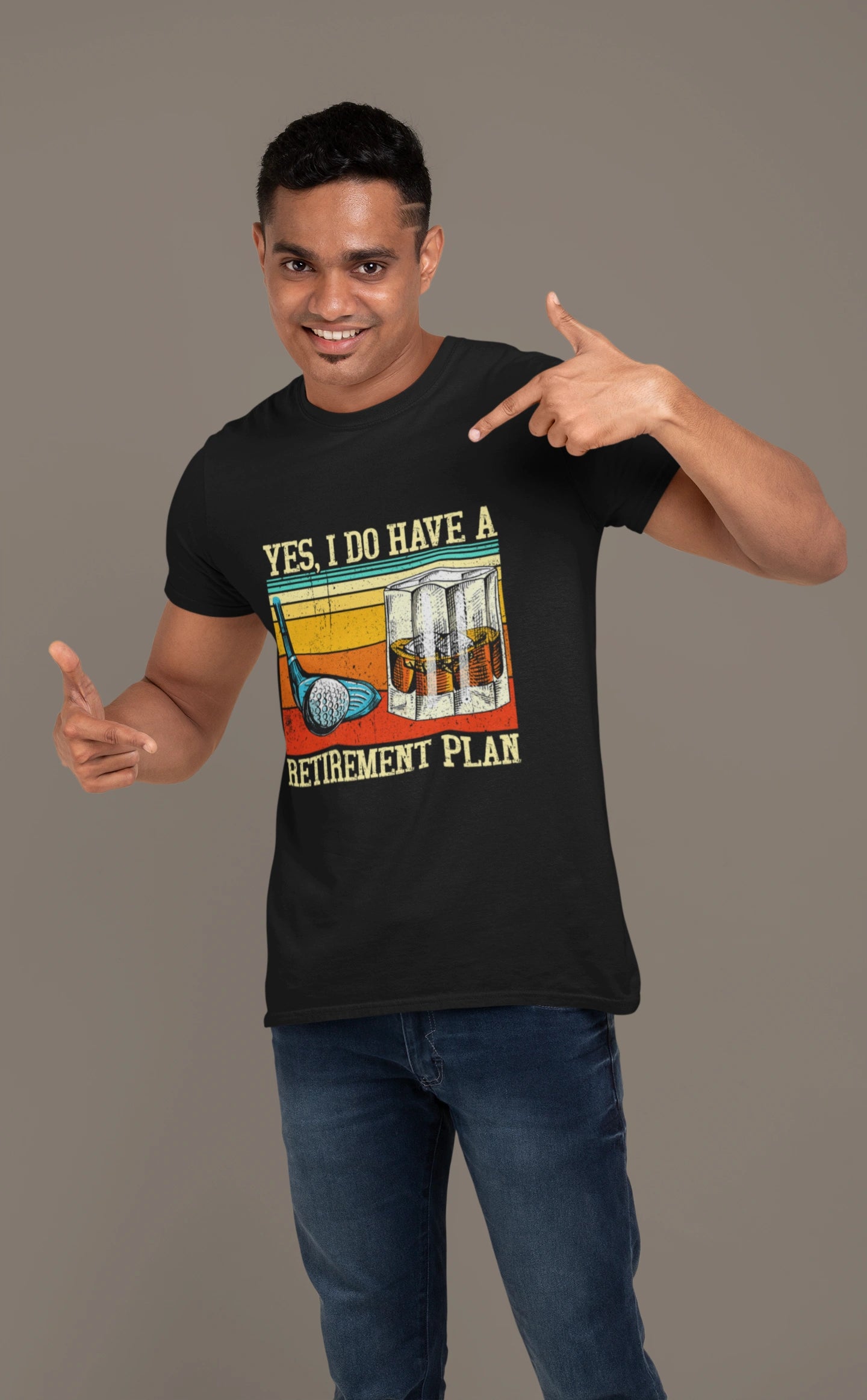 Yes, I Do Have a Retirement Plan – Golf & Whiskey T-shirt for Legends