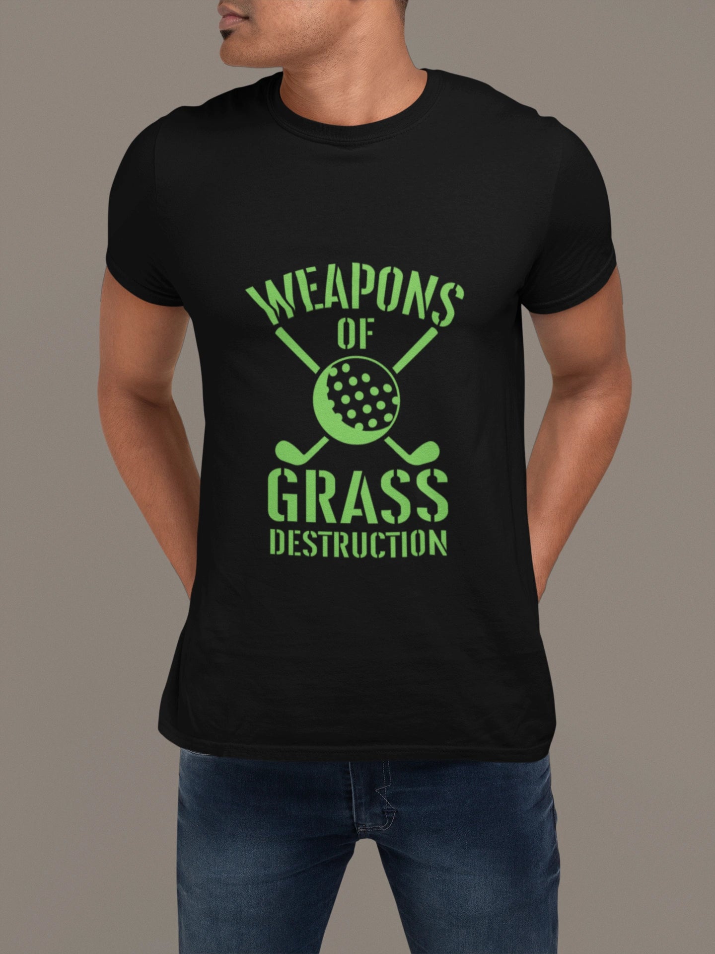Weapons of Grass Destruction - Golf T-shirt