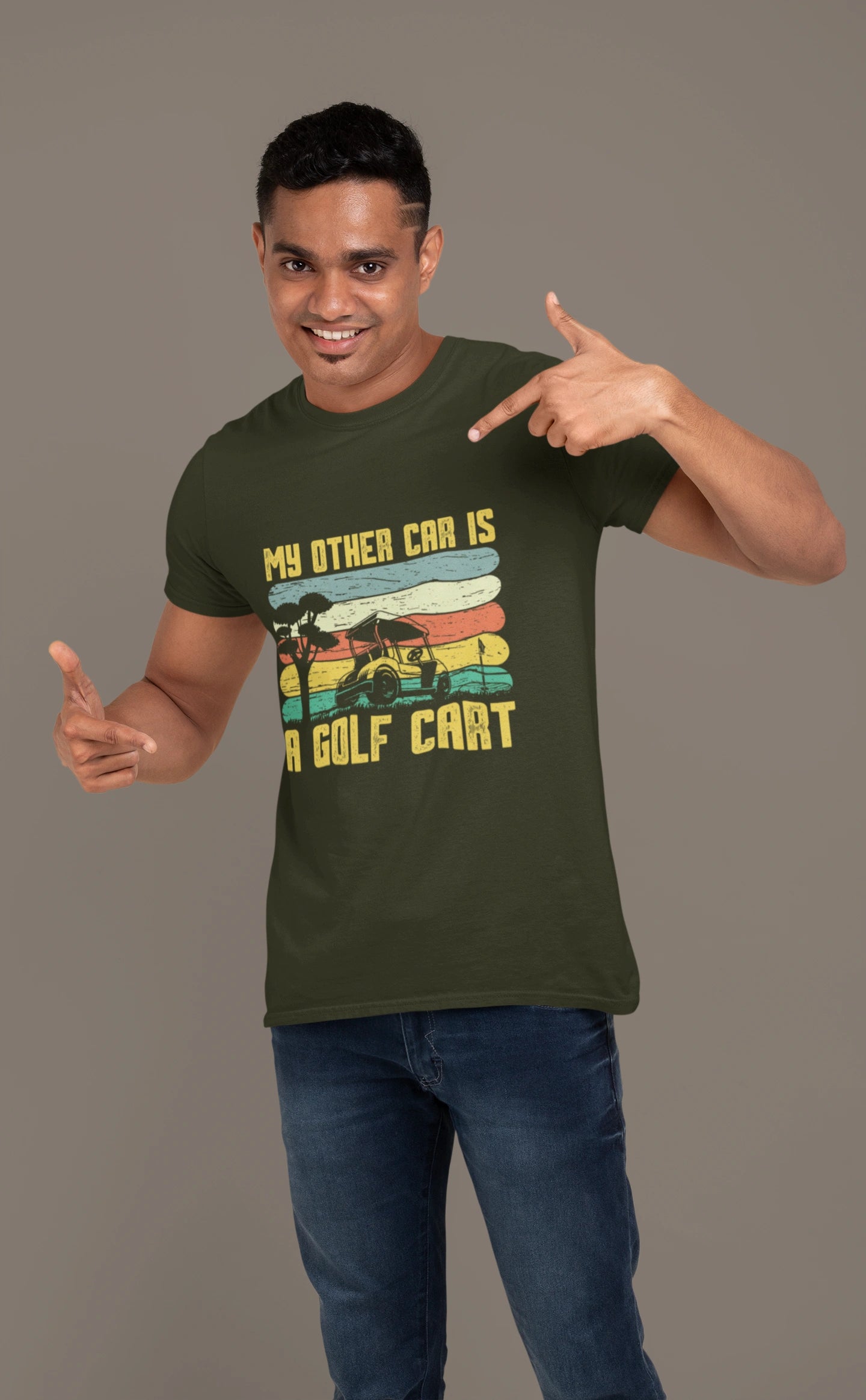 My Other Car is a Golf Cart - Funny Golf T-shirt