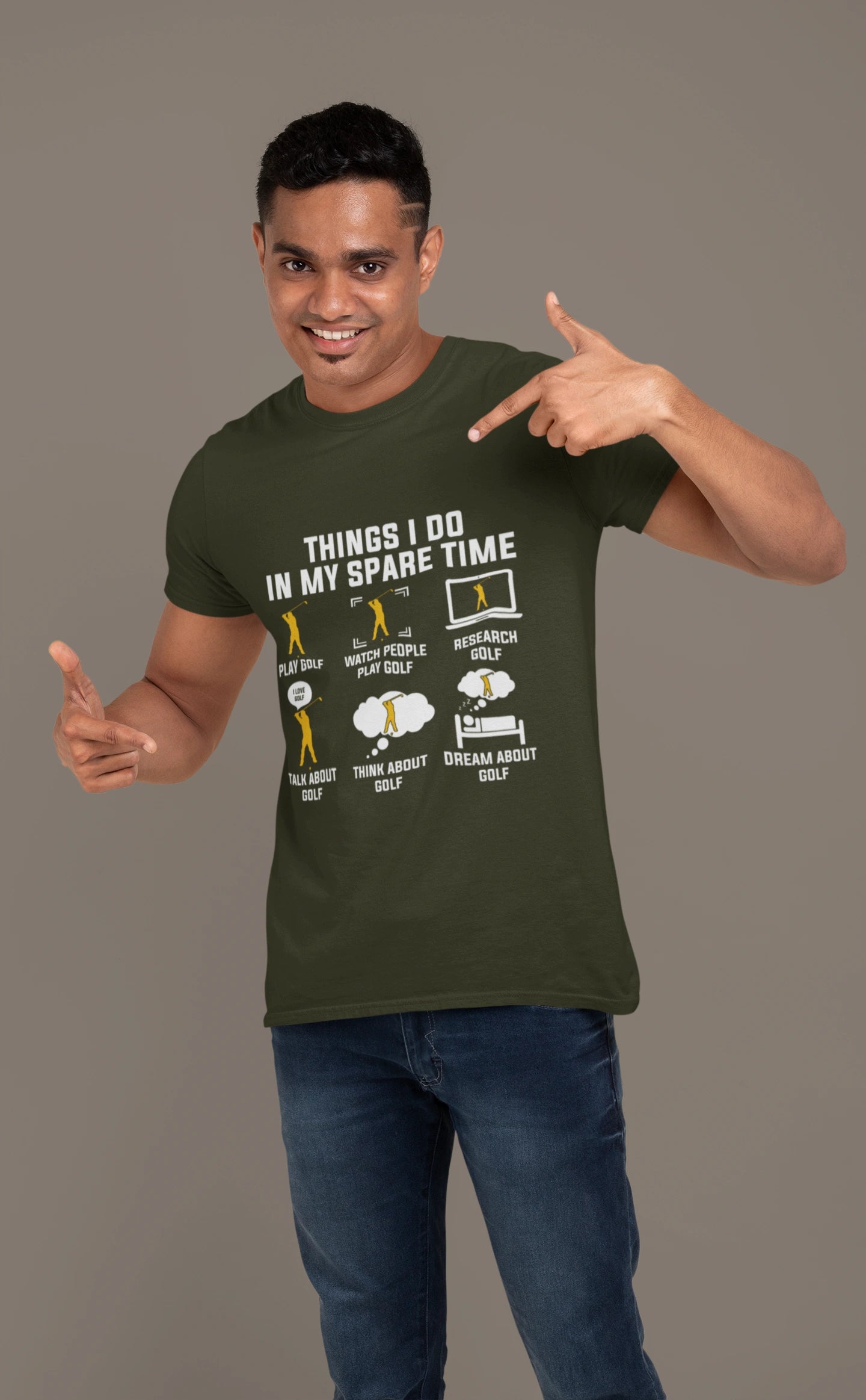 Things I Do in My Spare Time – Golf Obsession T-shirt