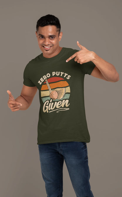 Zero Putts Given – Golf Attitude T-shirt