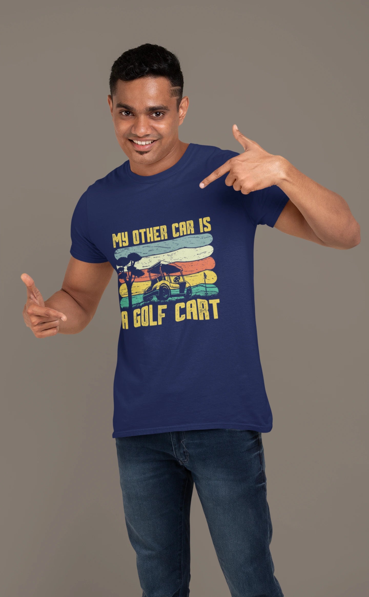 My Other Car is a Golf Cart - Funny Golf T-shirt