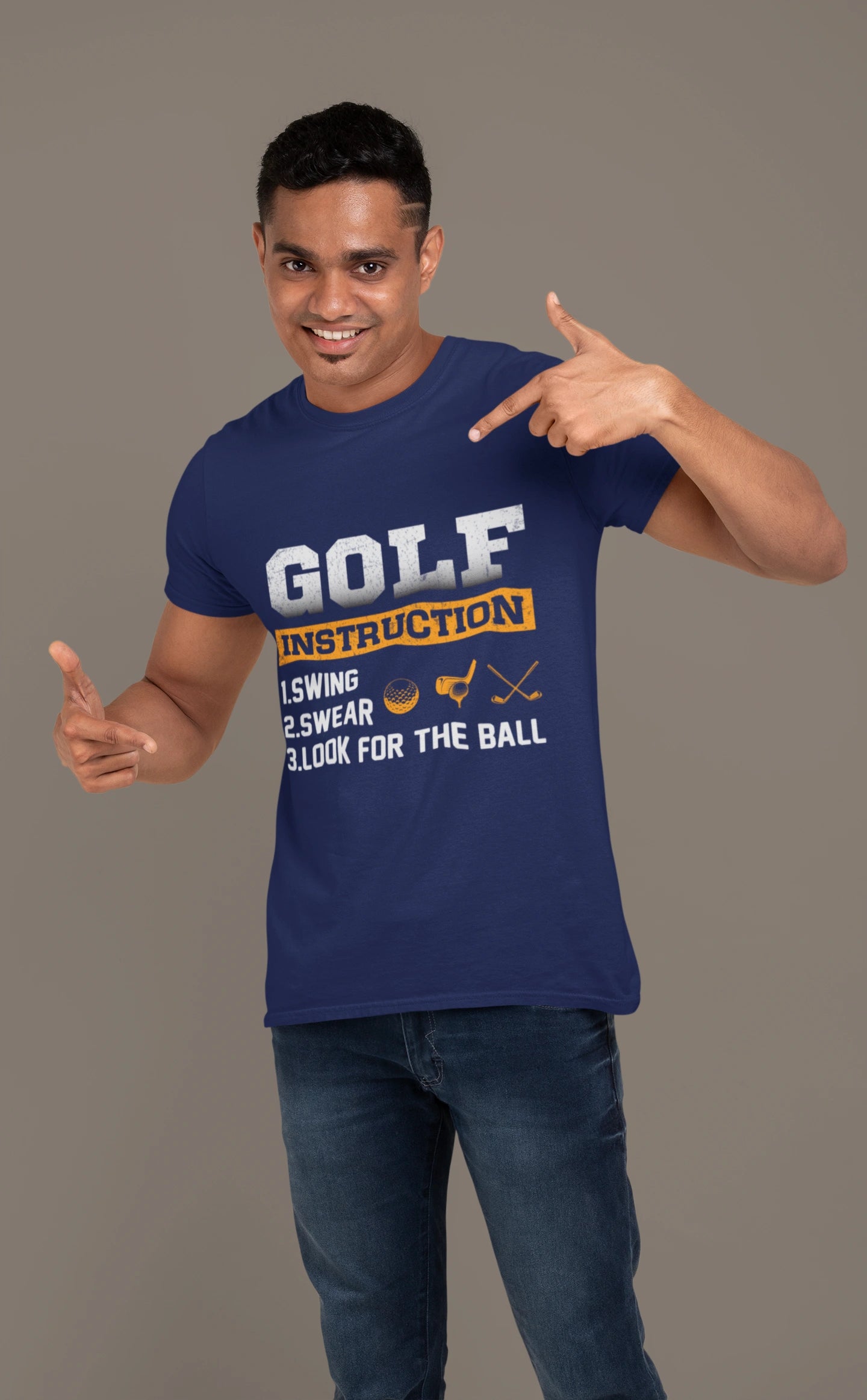 Golf Instruction Manual Tee – Swing. Swear. Look. Repeat.