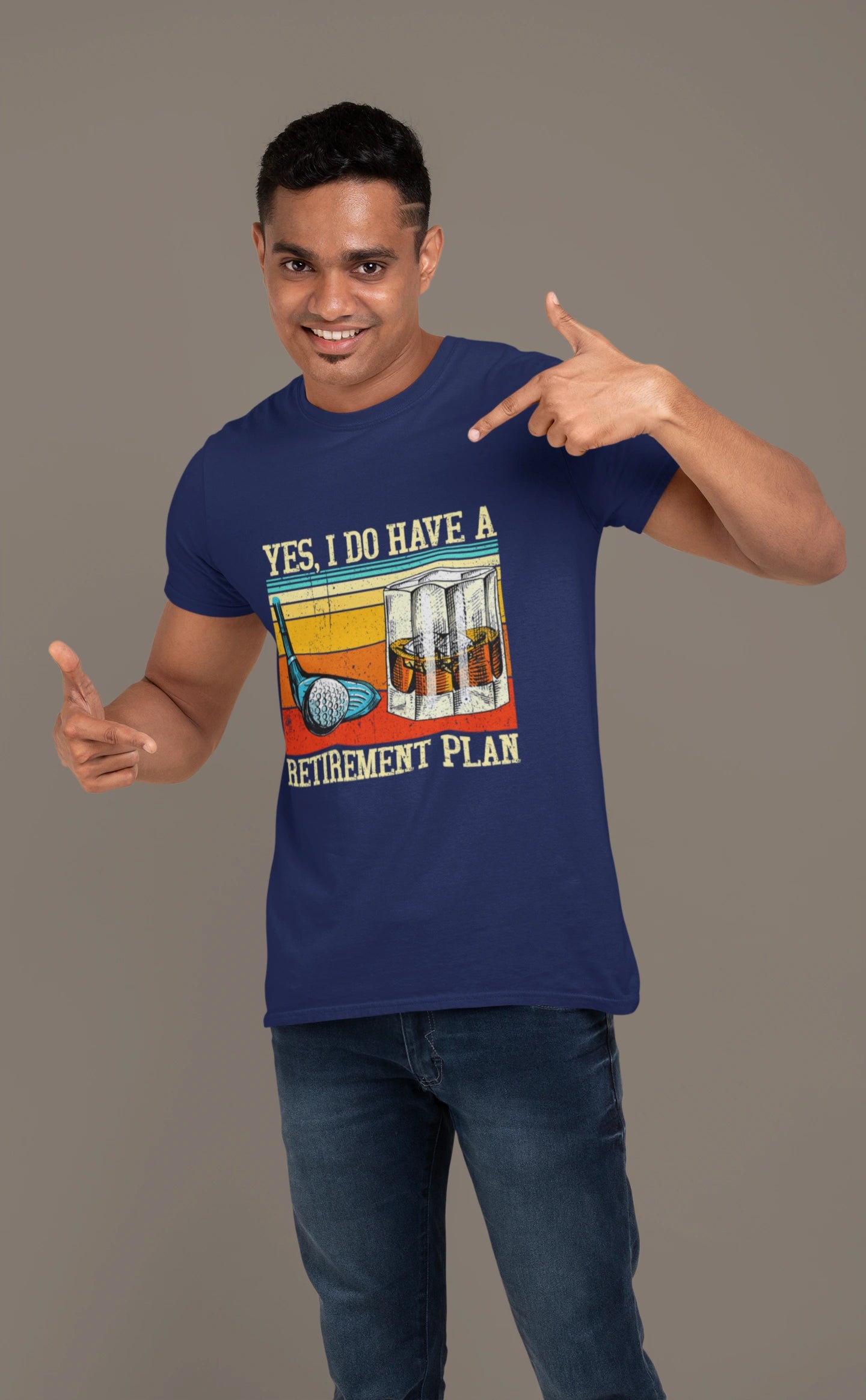 Yes, I Do Have a Retirement Plan – Golf & Whiskey T-shirt for Legends