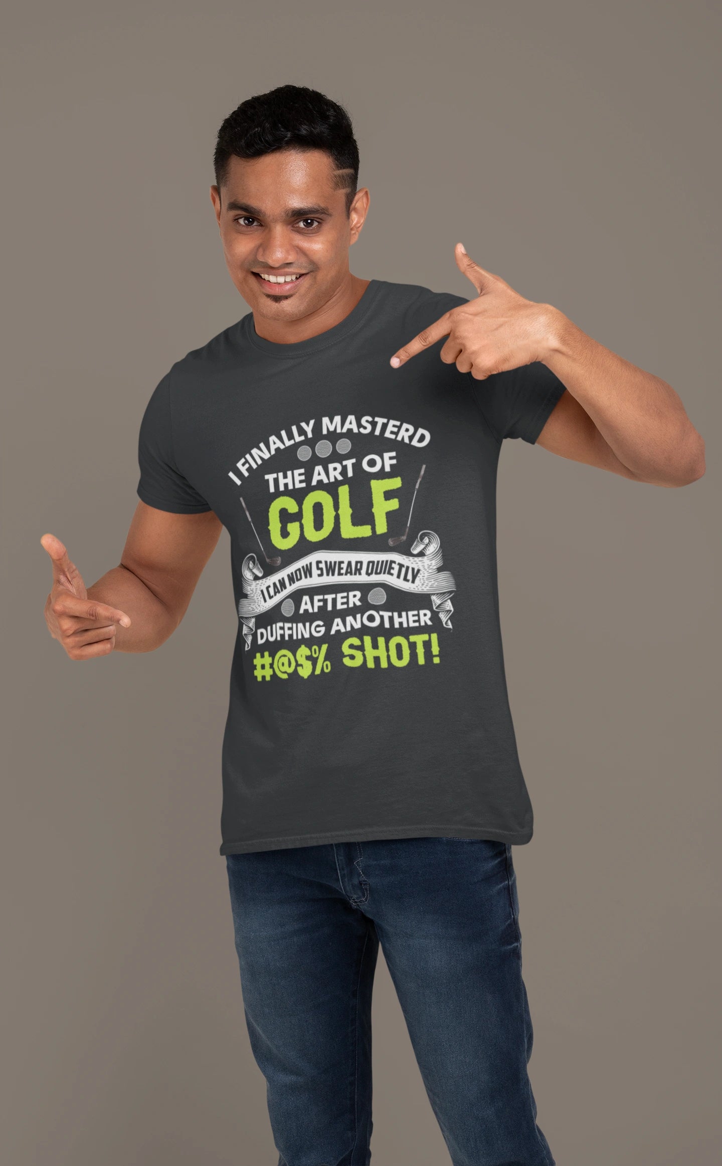 Mastered Golf Tee – Quiet Swearing, Major Progress