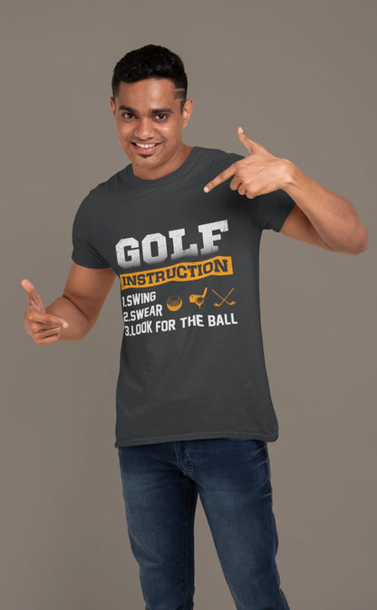 Golf Instruction Manual Tee – Swing. Swear. Look. Repeat.