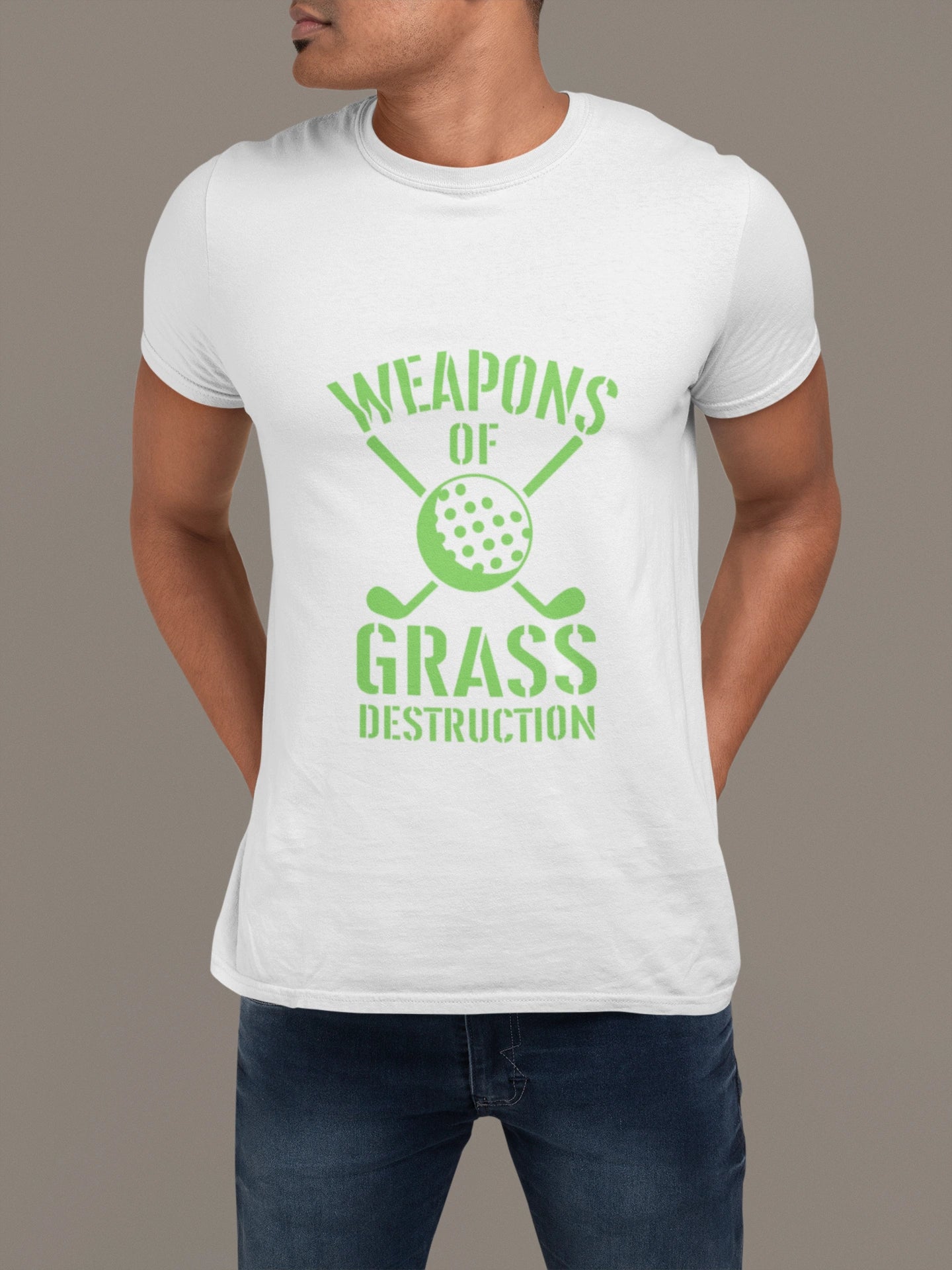 Weapons of Grass Destruction - Golf T-shirt