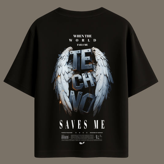 Techno Saves Me – Oversized T-Shirt
