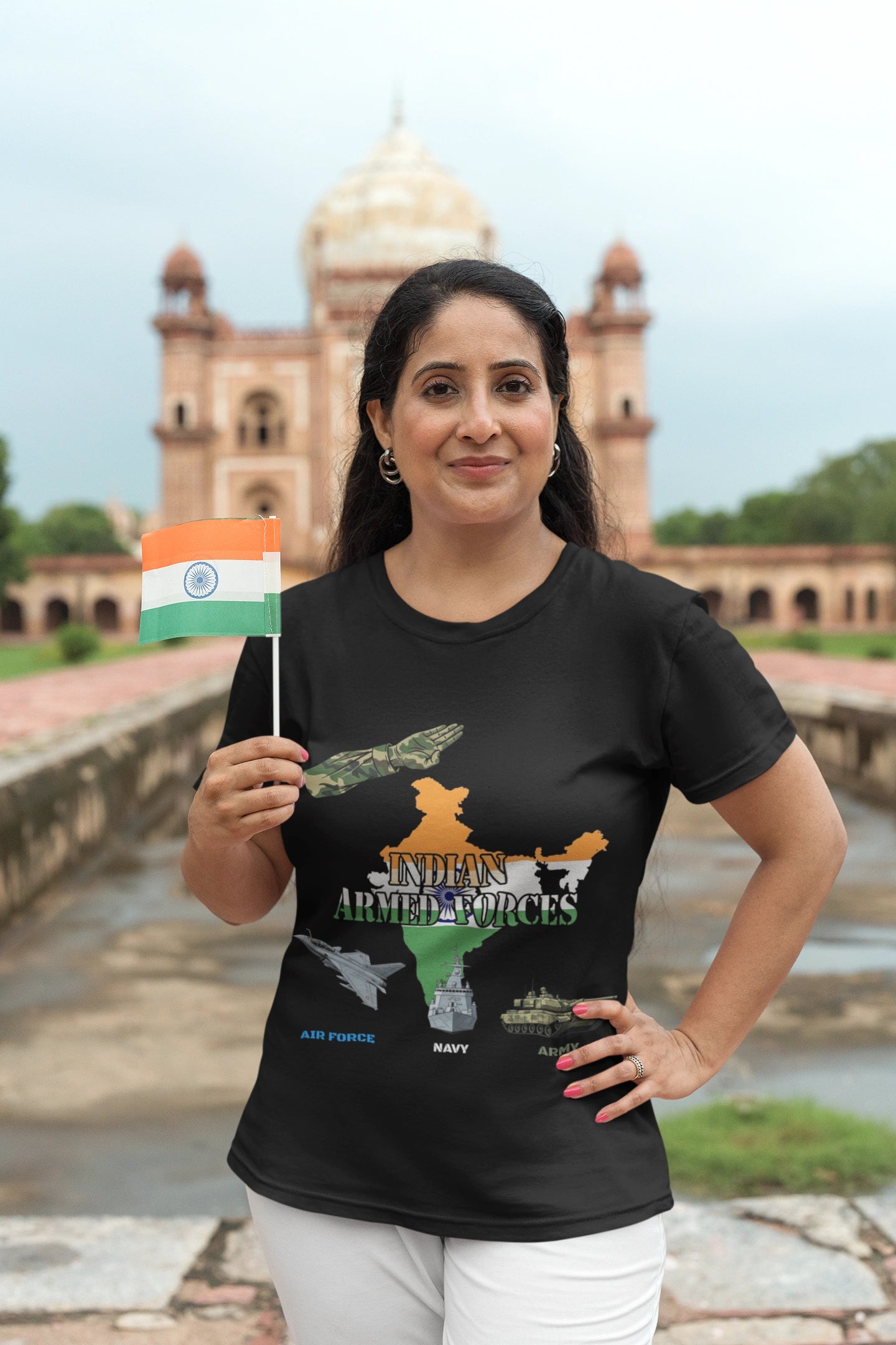 Indian Armed Forces Tribute T-Shirt – Honor. Sacrifice. Pride.