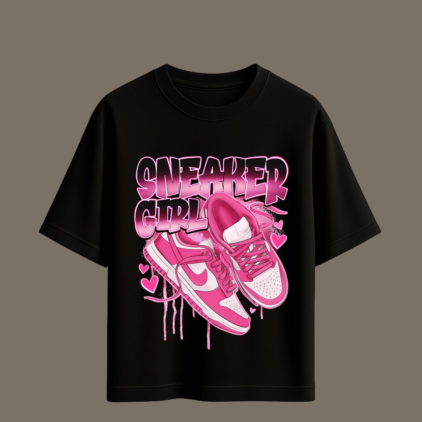 Sneaker Girl – Street Flex Oversized Tee