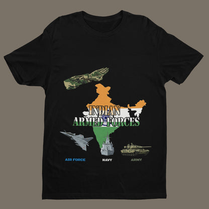 Indian Armed Forces Tribute T-Shirt – Honor. Sacrifice. Pride.