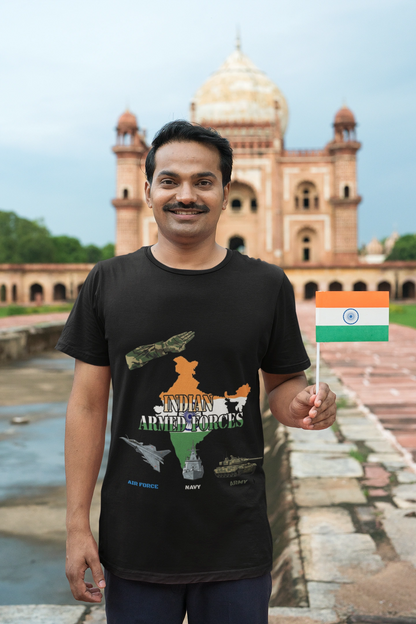 Indian Armed Forces Tribute T-Shirt – Honor. Sacrifice. Pride.