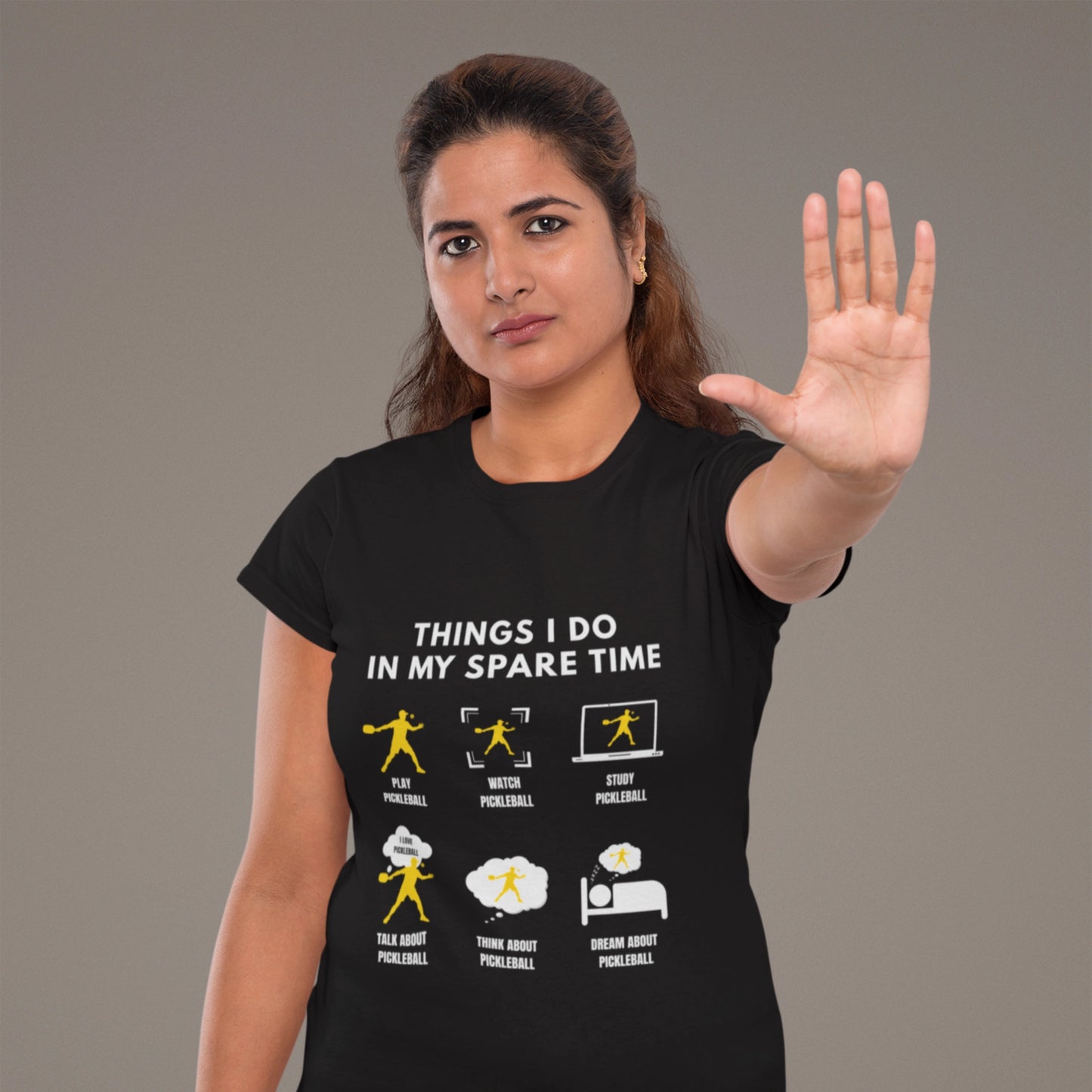 Things I Do In My Spare Time – Pickleball Lovers T-Shirt