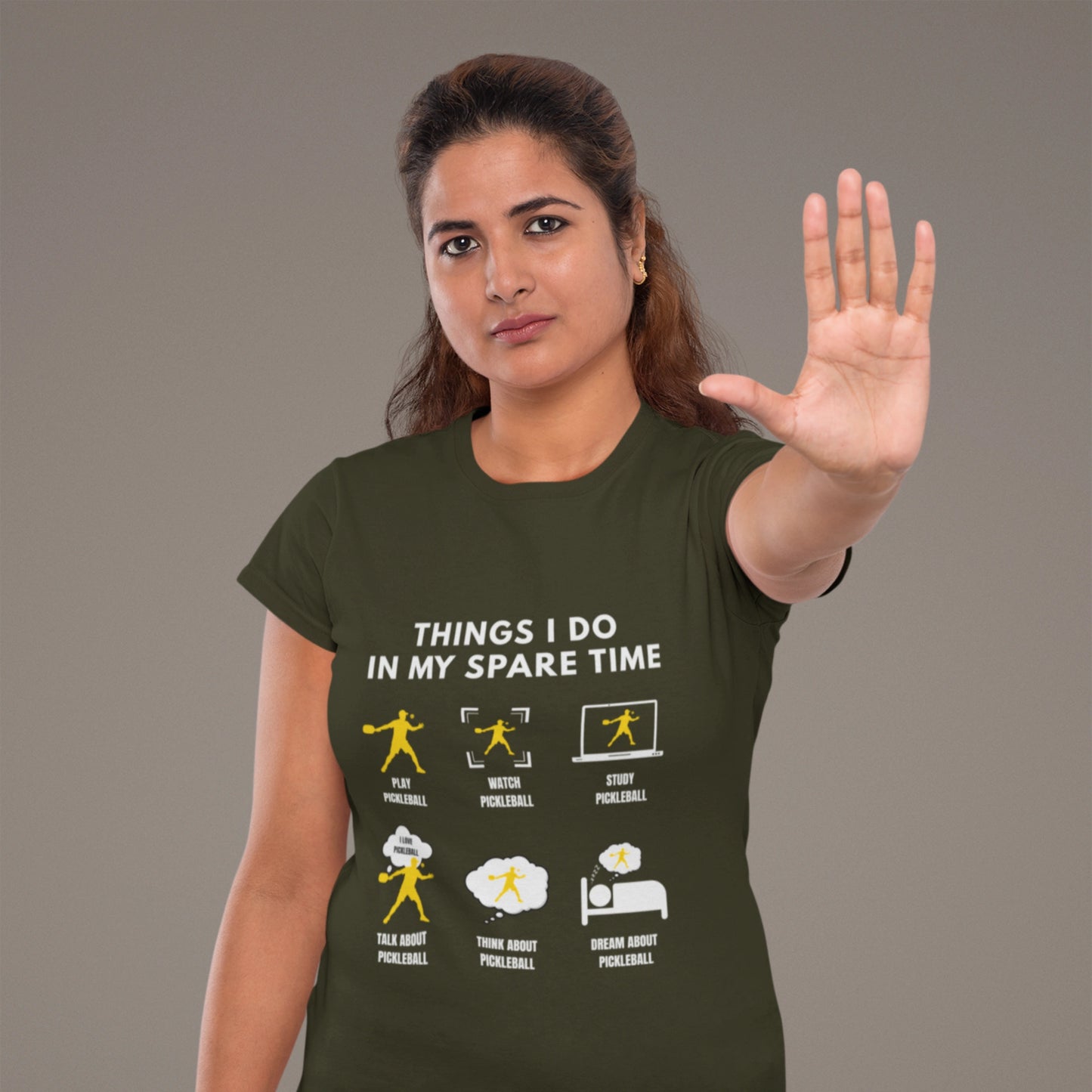 Things I Do In My Spare Time – Pickleball Lovers T-Shirt