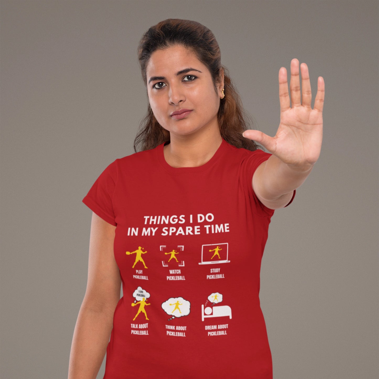 Things I Do In My Spare Time – Pickleball Lovers T-Shirt