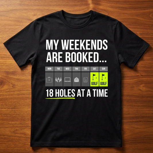 My Weekends Are Booked Golf T-Shirt
