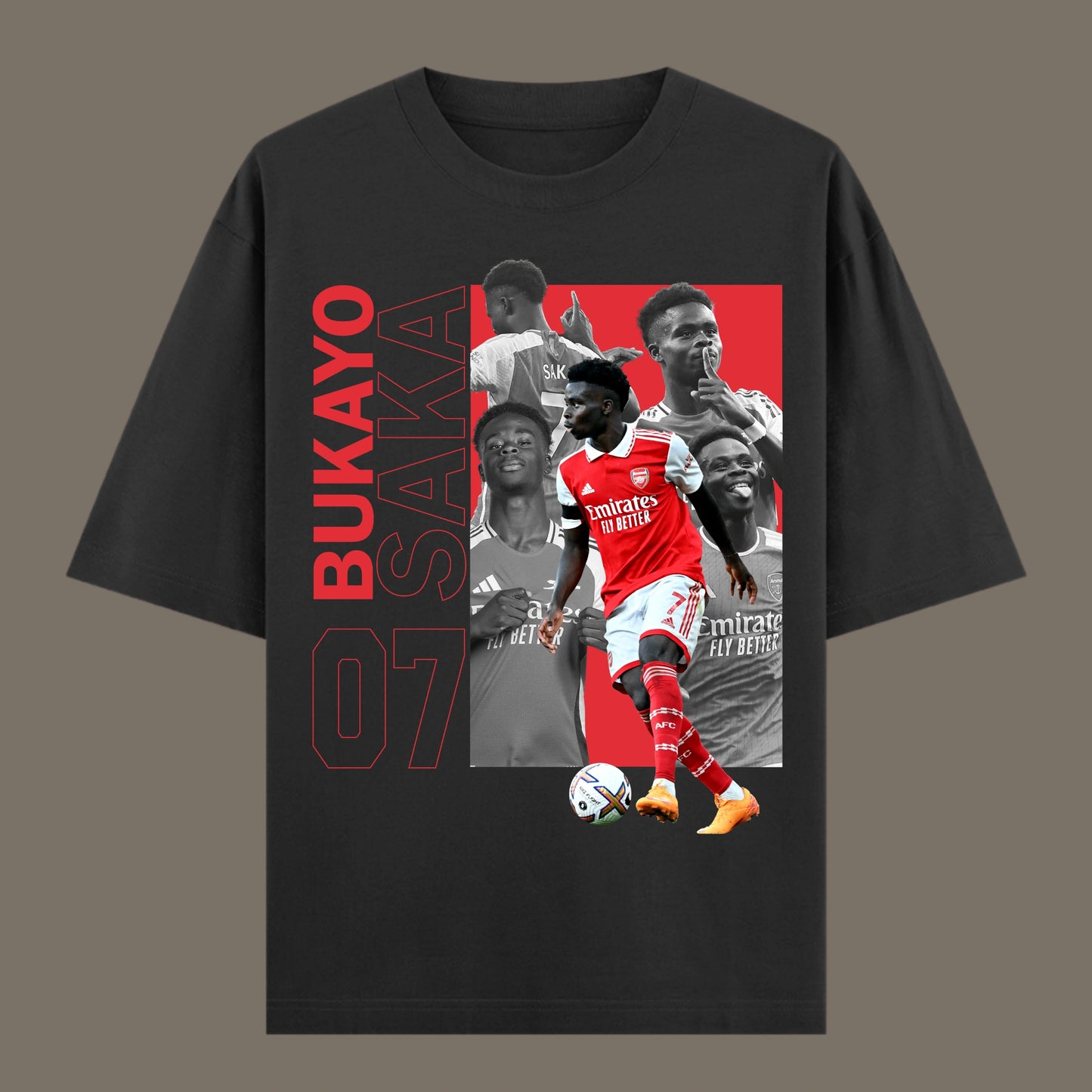 Bukayo Saka – Football Players Edition Oversized T-Shirt