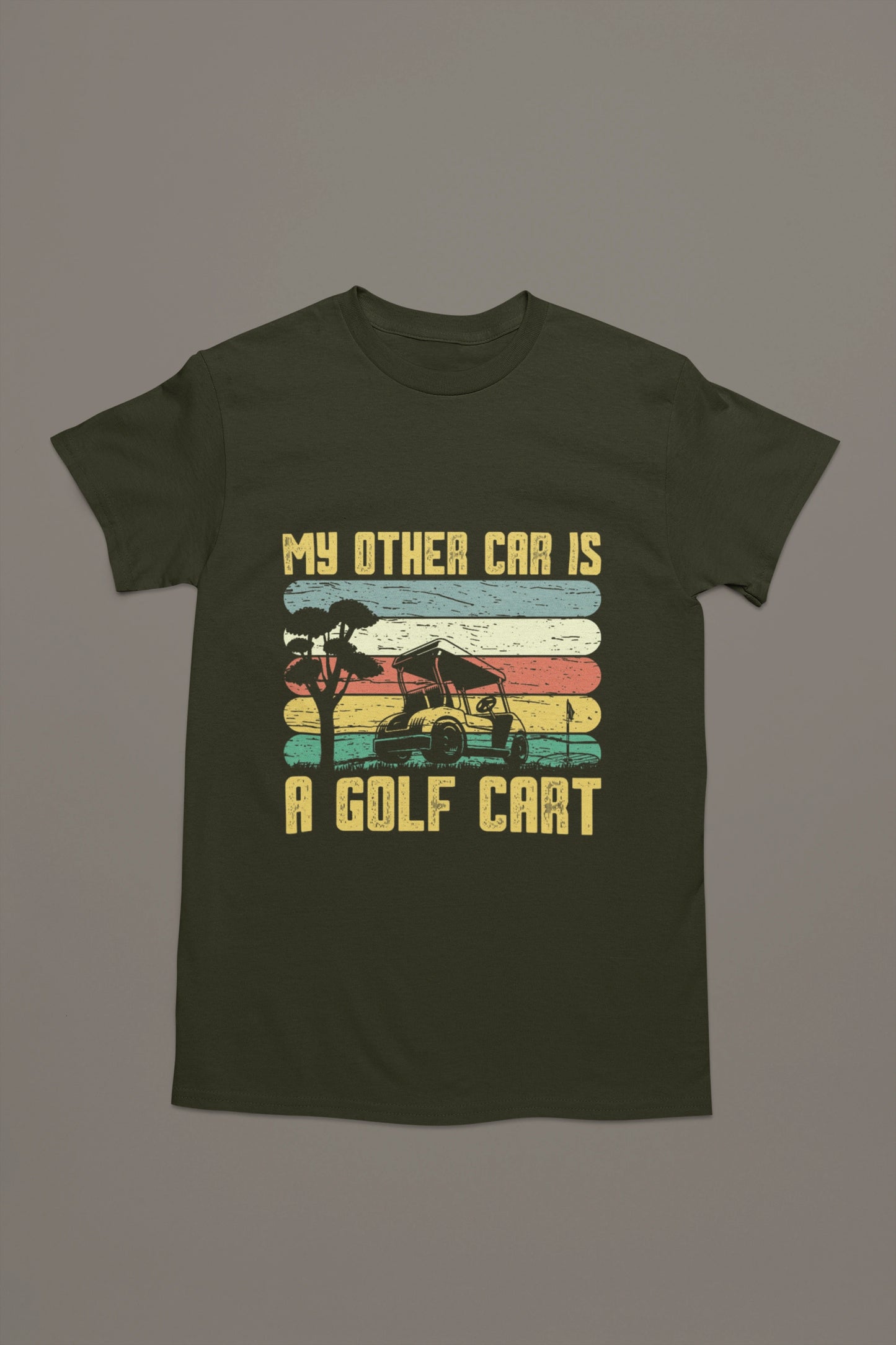 My Other Car is a Golf Cart - Funny Golf T-shirt