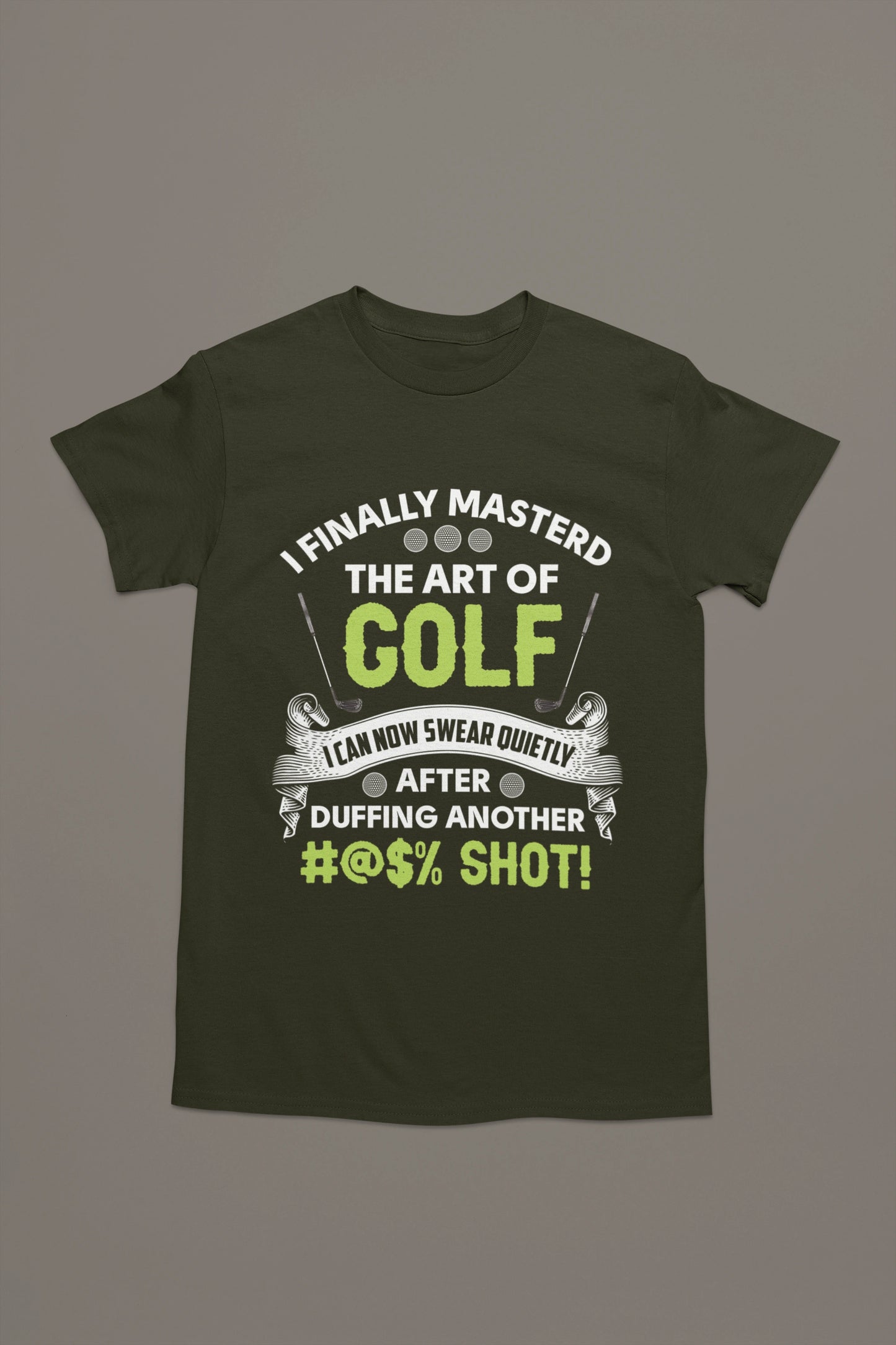 Mastered Golf Tee – Quiet Swearing, Major Progress