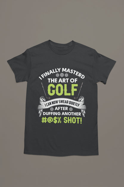 Mastered Golf Tee – Quiet Swearing, Major Progress