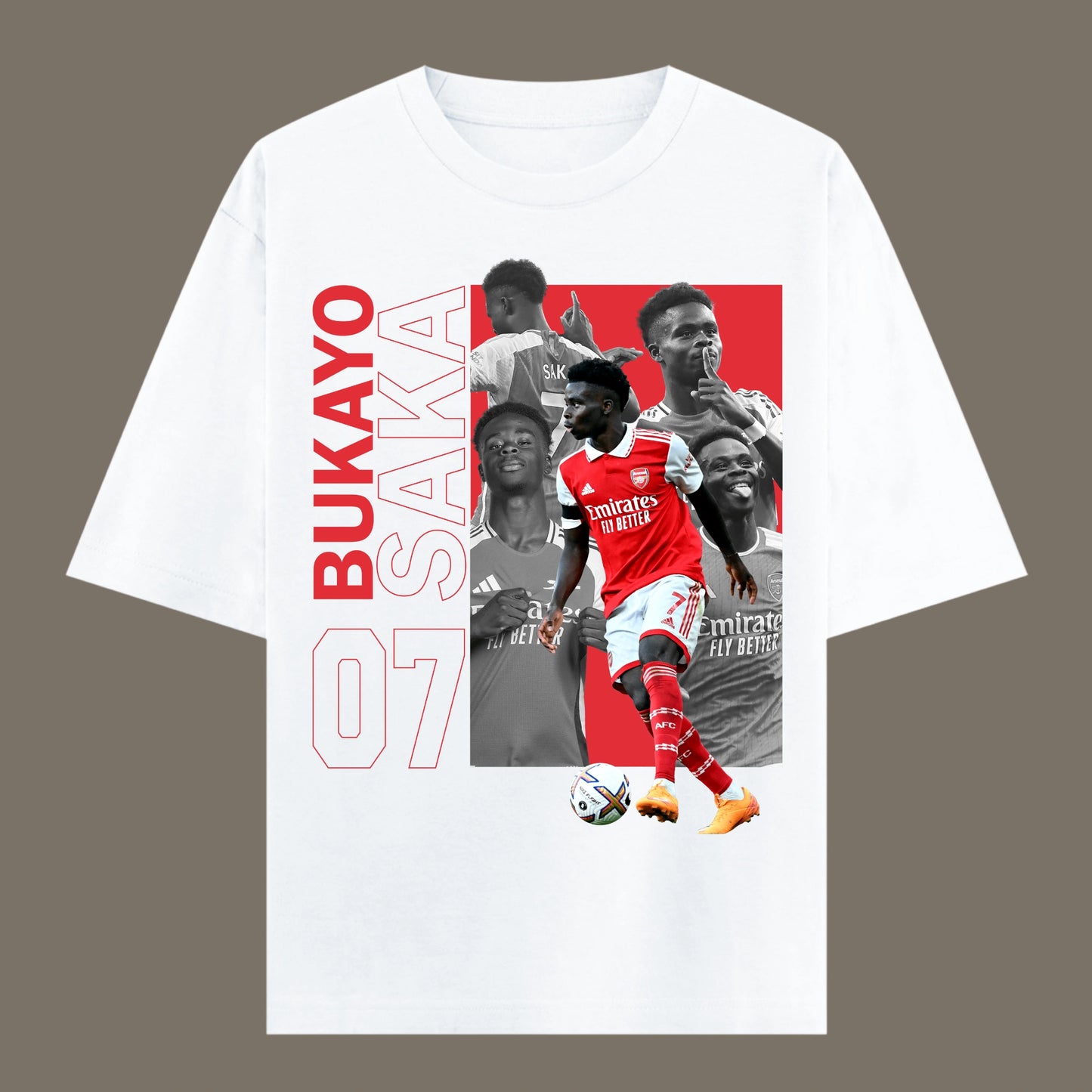Bukayo Saka – Football Players Edition Oversized T-Shirt
