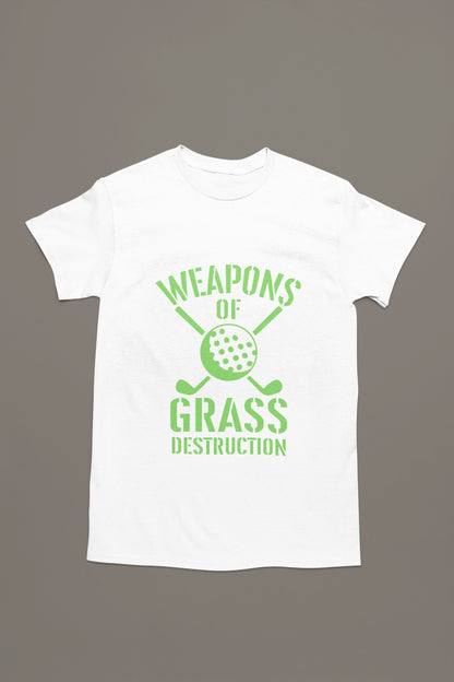 Weapons of Grass Destruction - Golf T-shirt