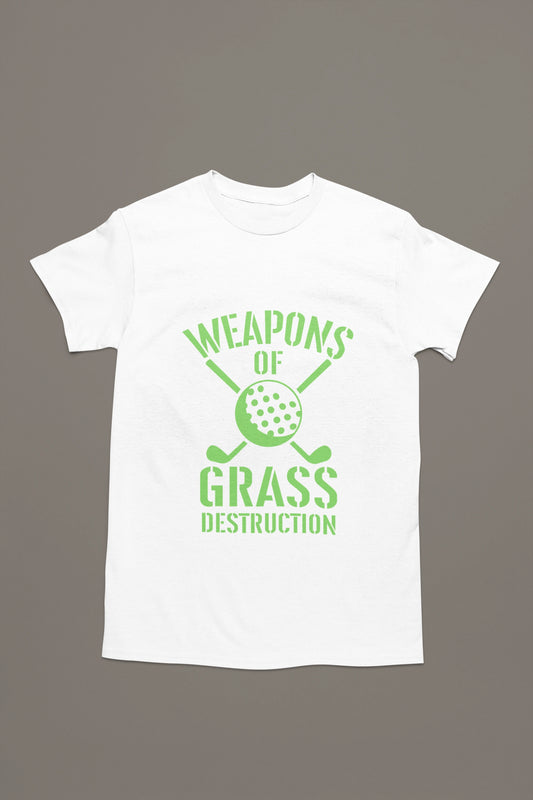 Weapons of Grass Destruction - Golf T-shirt