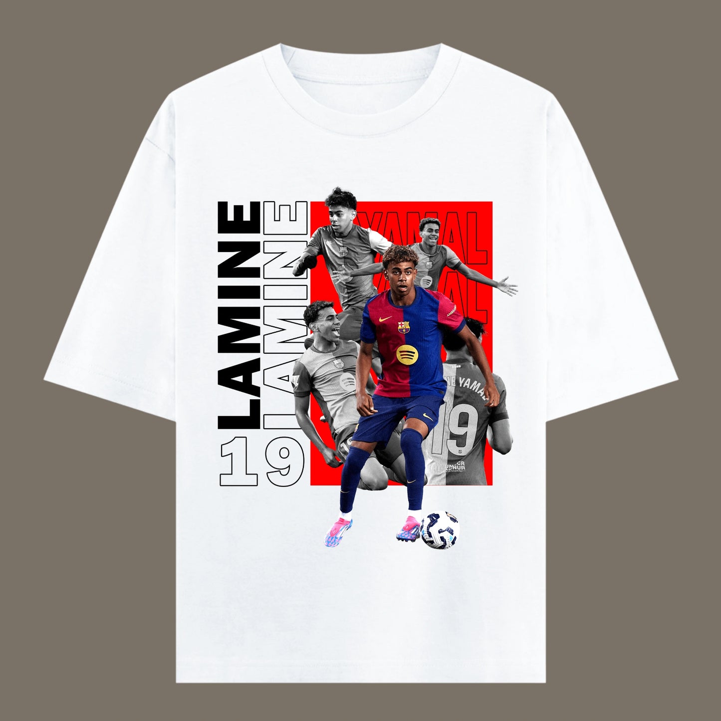 Lamine Yamal – Football Players Edition Oversized T-Shirt