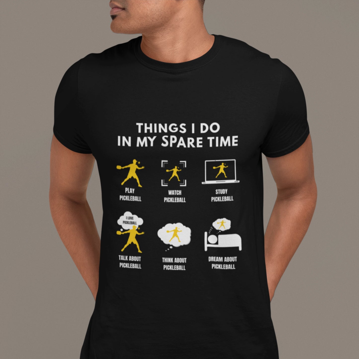 Things I Do In My Spare Time – Pickleball Lovers T-Shirt