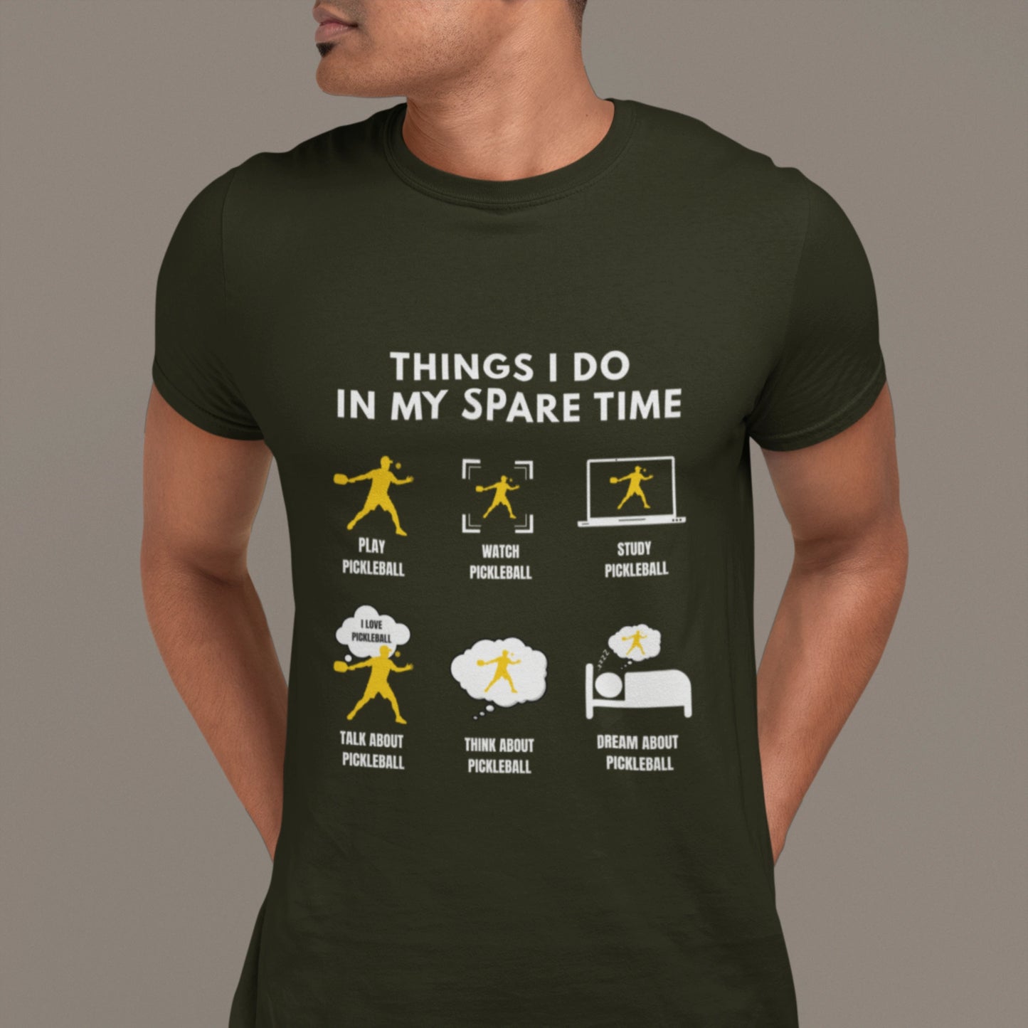 Things I Do In My Spare Time – Pickleball Lovers T-Shirt